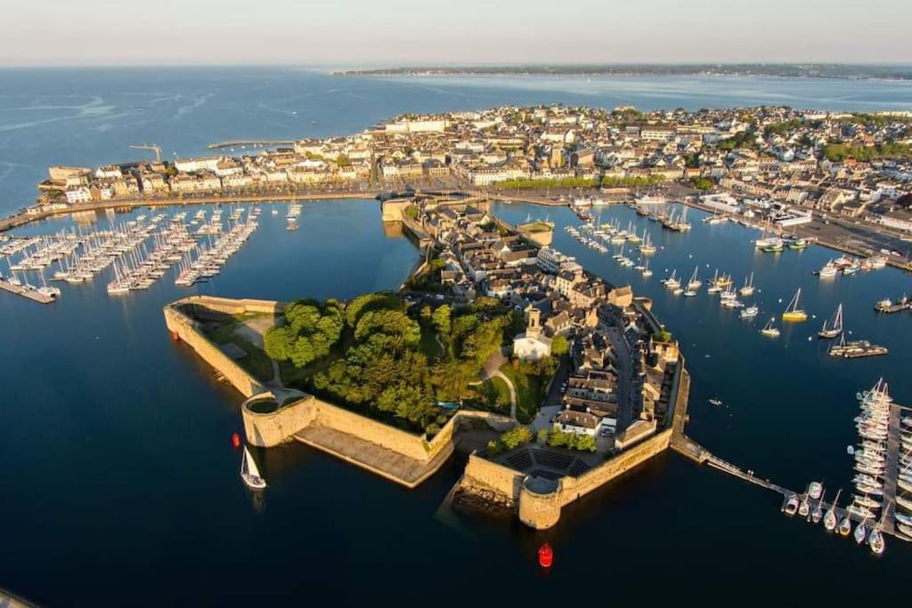 Kerlean, Plage Des Sables Blancs A 700M! Concarneau Exterior photo